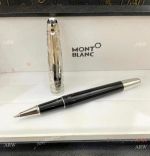 Mont Blanc Meisterstuck  Around the World in 80 days Doue Classique Rollerball pen 145 Silver Black barrel